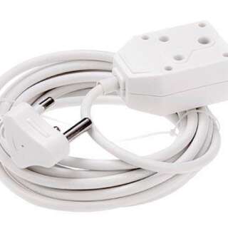 EXTENSION LEAD MTS  5MX1.5MM WHITE