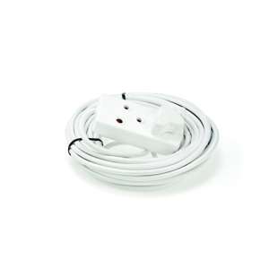 EXTENSION LEAD MTS 10MX1.5MM WHITE