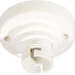 ELEC MTS LAMPHOLDER BATTON WHITE L