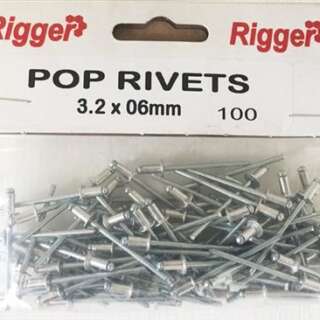 Rivet Pop Size: Fap3206Pec-Pkt 100