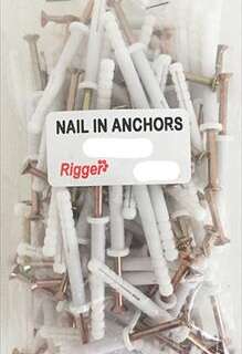NAIL IN ANCHORS BULK 6X 70 PACK 100
