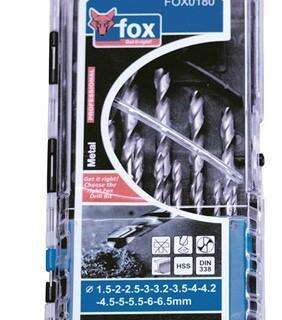 DRILL SET FOX HSS P/13 F/G PRO 1.5-6.5MM