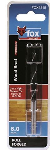 DRILL BIT FOX WOOD BRAD POINT PRO  6MM