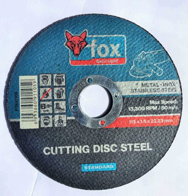 DISC FOX CUT STEEL STD 115X1.6MM