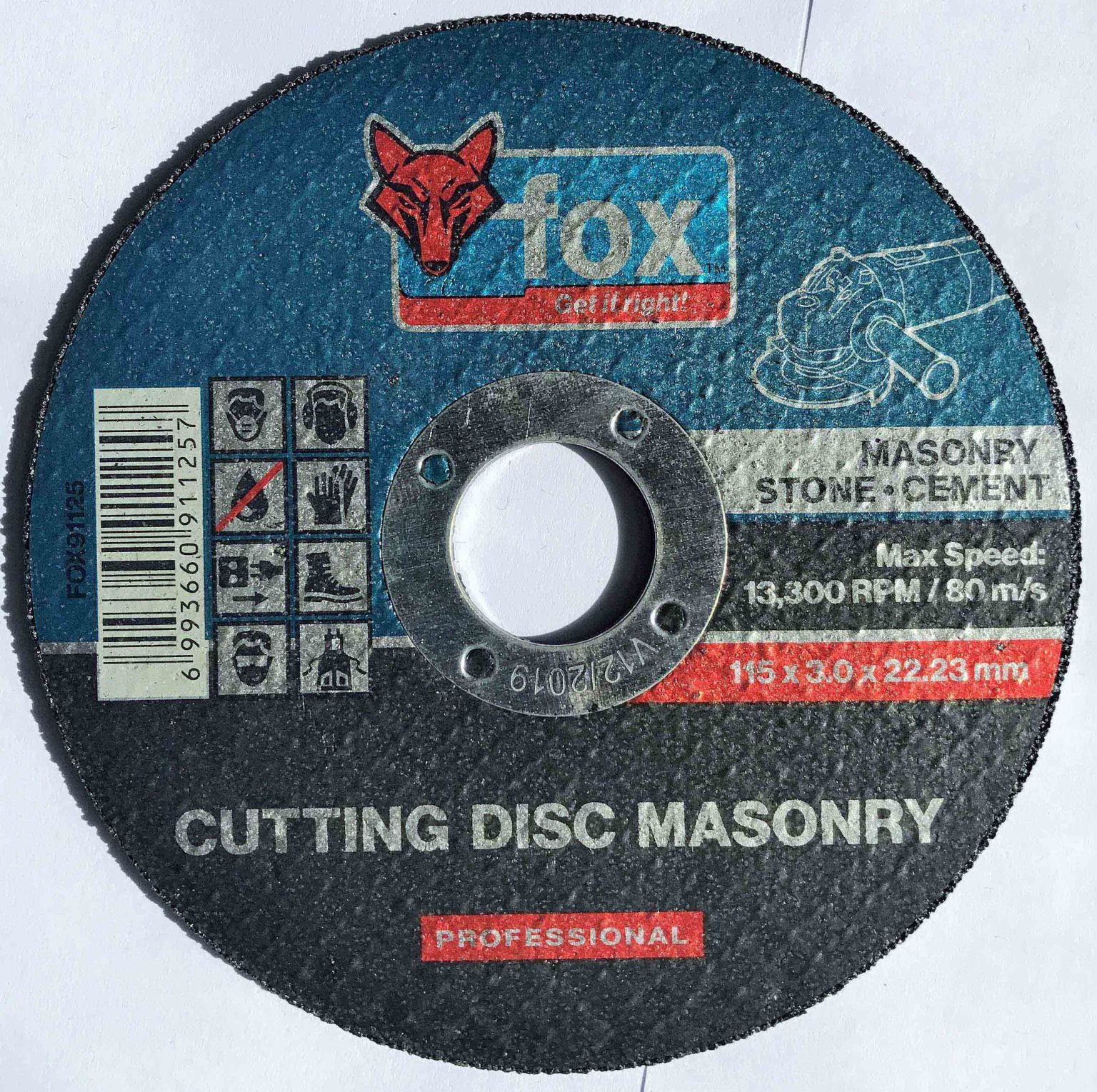 DISC FOX CUT MASONRY PRO 115X3.0MM