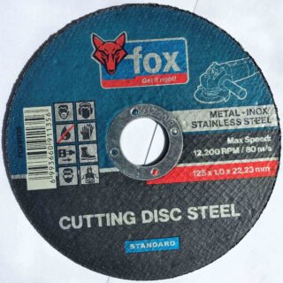 DISC FOX CUT STEEL STD 125X1.0MM