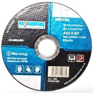 DISC FOX CUT STEEL STD 115X1.0MM