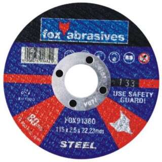 Disc Fox Cut Steel Std 115X2.5Mm