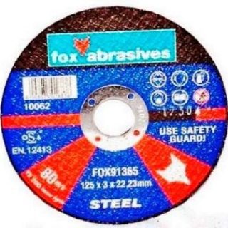 DISC FOX CUT STEEL STD 125X3.0MM