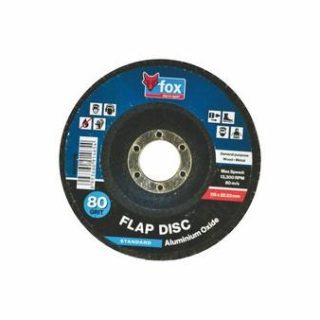 DISC FOX FLAP STD ALU/OXIDE 115MM  80G