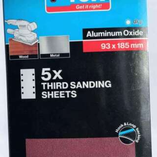 ABR FOX SANDING 93X185MM 60G VALCRO P/5