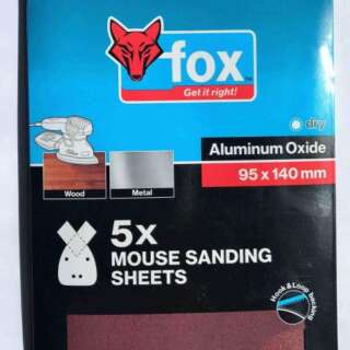 ABR FOX MOUSE SANDING 95X140MM P 60 P/5