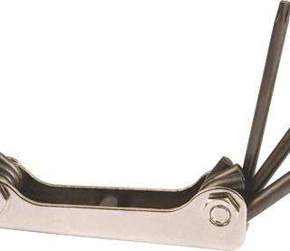 ALLENKEY SET HAFU T9-T40M P/8 TORX KNIFE