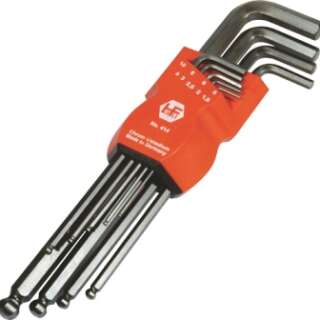 ALLENKEY SET HAFU 1.5-10MM BALL CLIP P/9