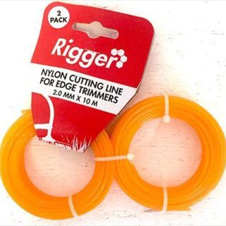 LINETRIMMER NYLON LINE TWINPACK 2X2MMX10MT