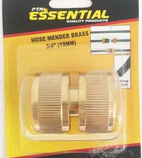 HOSE MENDER BRASS 3/4"