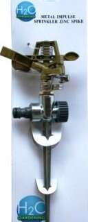GARDEN SPRINKLER IMPULSE METAL HEAD ON SPIKE JOIN H20008