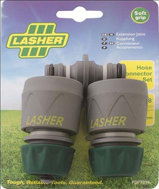 Hose Connector Set 3Pce 12Mm Lasher Fg73216