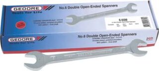 SPANNER DBL OPEN END GEDORE #6 SET 6/8M