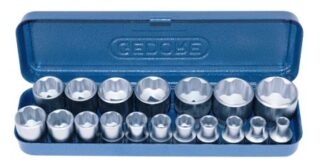SOCKET GEDORE SET BHX 1/2 D19MK