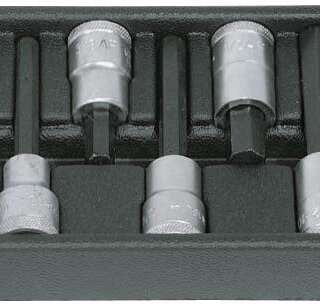 ALLENKEY SOCKET SET GEDORE 1/2``IN19PA-5D