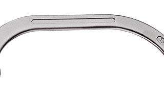 SPANNER 1/2MOON RING GED RED 10X12MM
