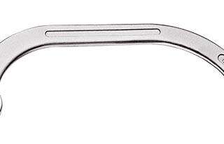 SPANNER 1/2MOON RING GED RED 14X16MM