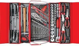 TOOLBOX COMPLETE GEDORE RED 65 PCE