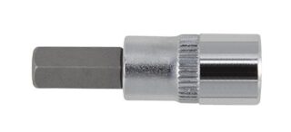 SOCKET GED RED S/DRIVER 1/4`` 8MM L37MM