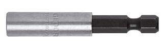 BIT HOLDER GED RED 1/4`` HEX. MAGN L60MM