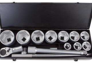 GROZ SOCKET SET HEX1``DR 15PC 36MM-80MMXX