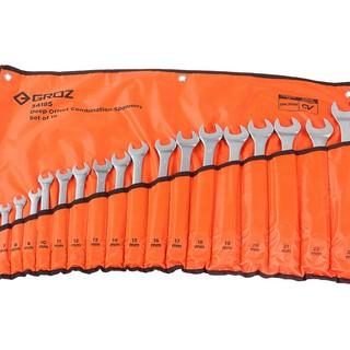 GROZ SPANNER COMB.SET 6-24MM 18PC