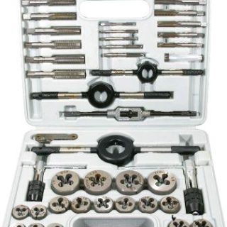 GROZ TAP & DIE SET C/STEEL 3-12MM ST-41M