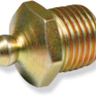 GROZ GREASE NIPPLE 1/4BSP STR 10PC