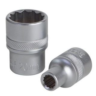 GROZ SOCKET BIHEX 1/2`` DR 36MM CRV