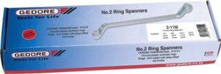 SPANNER GEDORE RING #2 SET 2/12M 6-32MM
