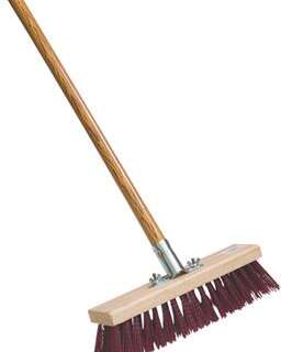 BROOM MTS PLATFORM HARD BROWN 380MM PVC