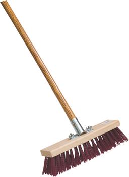 BROOM MTS PLATFORM HARD BROWN 380MM PVC
