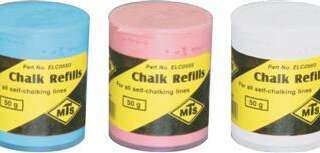 CHALKLINE MTS REFILL  50G WHITE