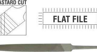 FILE AFILE FLAT SMOOTH 100MM BULK