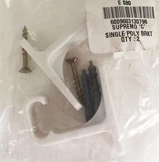 CURTAIN RAIL BRACKETS SINGLE 2 S