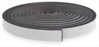 WEATHER SEAL   8MM*25MM*5MT BLACK FOAM
