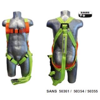 HARNESS FULLBODY WEB LANYARD 2 SNAPHOOKS