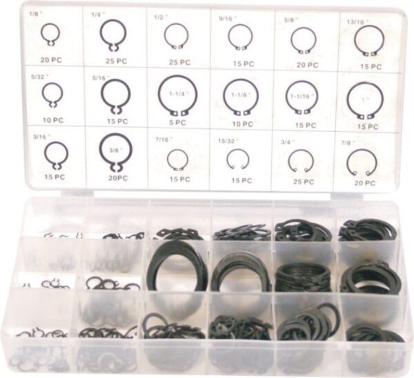 ASSORTED MTS CIRCLIPS 300PC