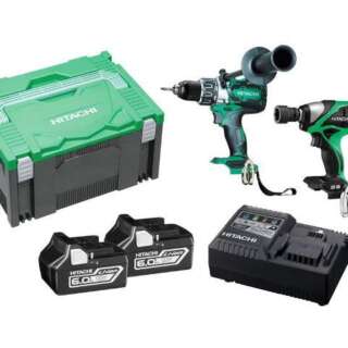 HIKOKI IMPACT DRILL+WRENCH KIT 18V SET