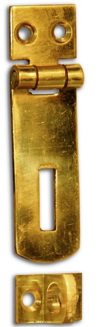 HASP&STAPLE BRASS PLATED  55MM L/DUTYP20