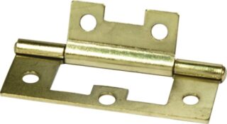 HINGE SINKLESS BRASS PLATED  65MM 10PAIR