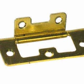 HINGE SINKLESS BRASS PLATED 100MM 10PAIR