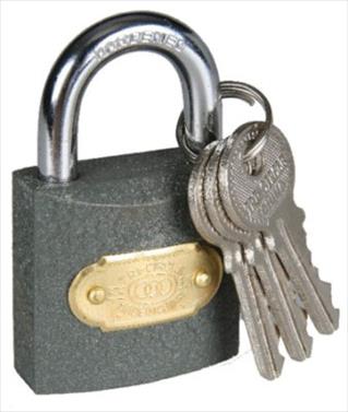 LOCK PADLOCK TRICIRCLE IRON 25MM 362