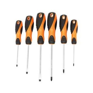 SCREWDRIVER SET KENDO 6PC(3XMECH 3XPHIL)